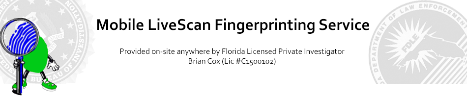 Leesburgh Mobile Livescan Electronic Fingerprinting Service